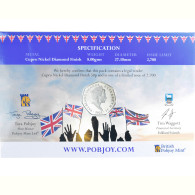 Monnaie, Îles Falkland, 50 Pence, 2022, Platinum Jubilee.FDC, FDC, Cupronickel - Malvinas
