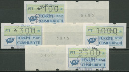 Türkei ATM 1987 Postemblem Satz 7 Werte ATM 1.1 S3 Mit Nr. Gestempelt - Distributors