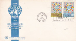 USA - 1966 - FDC - World Federation Of United Nations Associations - Official Geneva Cachet - Caja 30 - 1961-1970