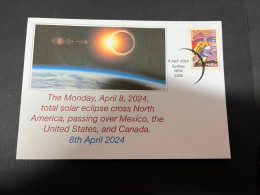 10-4-2024 (1 Z 32) Total Eclipse Seen Accross America (8 Aprill 2024) Mexico - USA - Canada - Astrologie