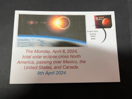 10-4-2024 (1 Z 32) Total Eclipse Seen Accross America (8 Aprill 2024) Mexico - USA - Canada - Astrologie