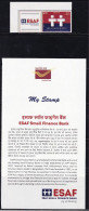 Tab + My Stamp ESAF Bank Bangadesh Inspired Banking For Small Finance, India MNH 2024 - Unused Stamps