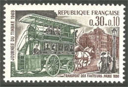 345 France Yv 1589 Bus Autobus Facteurs Mailman Postman Cheval Horse Pferd MNH ** Neuf SC (1589-1c) - Bussen