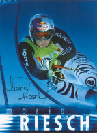2) Autogramm AK Ski Alpin Maria Höfl-Riesch Garmisch-Partenkirchen Olympiasiegerin DSV Olympische Winterspiele Bayern - Autógrafos