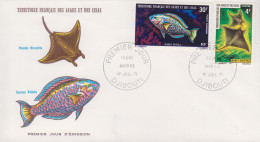 Enveloppe  FDC  1er  Jour  TERRITOIRE  FRANCAIS   Des   AFARS  Et  ISSAS   Poissons   1971 - Sonstige & Ohne Zuordnung