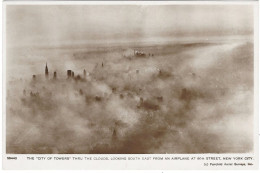 The City Of Towers Thru The Clouds Looking South From An Airplaine New York City - Central Park