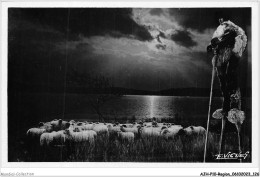 AJHP10-REGION-0865 - PAYS LANDAIS - Un Soir Au Bord Des Lacs - Aquitaine