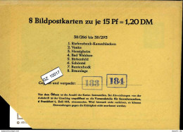 Bundesrepublik, P81, 38/286 - 38/293, Mi 12,00 - Postkarten - Ungebraucht