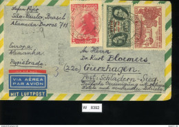 Brasilien, Luftpostbrief Von 1950 Gelaufen - Airmail