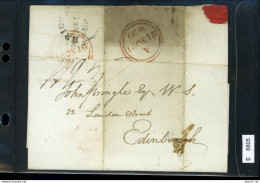 Grossbritannien Vorphilatelie, Brief Nach Edinburgh, Aus Brighton, 1839 - ...-1840 Precursores