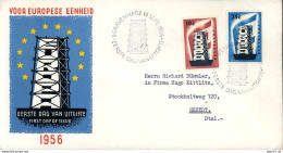 Europa, CEPT, O, 1956, FDC, Niederlande - 1956