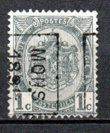 25 Voorafstempeling Op Nr 53 - MONS 1895 - Positie B - Roller Precancels 1894-99