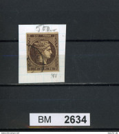 BM2634, Griechenland, Hermes Groß, O, Yvert 41, Karamitsos 41b - Used Stamps