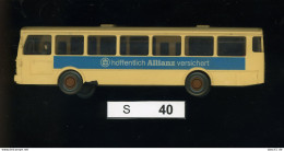S040, 1:87, Wiking, Mercedes Omnibus ALLIANZ; Modell 700 - Veicoli Da Strada
