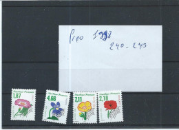 France 1998  Lot  Preobliteres N°240à 243 Neuf ++ Faciale 2.40€ - 1989-2008