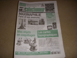 LVC VIE Du COLLECTIONNEUR 451 03.2003 MAXIMAPHILIE COQUILLAGE CARTE TOPOGRAPHIE  - Brocantes & Collections