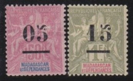 Madagascar   .  Y&T   .    48+50     .     (*)    .      Neuf Sans Gomme - Nuevos