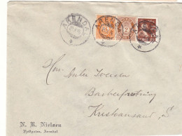 Norvège - Lettre De 1936 - Oblit Arendal - Exp Vers Kristiansand - - Briefe U. Dokumente