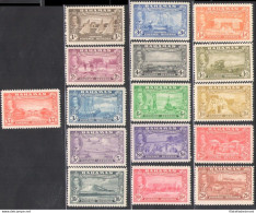 1946 BAHAMAS - Stanley Gibbons N. 178-193 - 16 Valori - MH* - MNH** - Andere & Zonder Classificatie