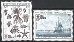 Polynésie Française - 1991 - Paire N° 393/394 ** - - Nuovi