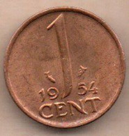 1 Cent 1954 - 1948-1980 : Juliana