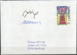 Martin Mörck. Denmark 2008. Michel 1431 On Letter. Signed. - Brieven En Documenten