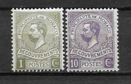 TAXE - 1905 - 8 + 9 *MH - Postage Due