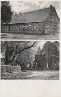 2730 ZEVEN - GYHUM, Gastwirtschaft Brunkhorst, Kirche, 1935 - Zeven