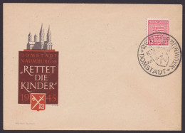 Naumburg: MiNr. 6 "Rettet Die Kinder", Pass. Umschlag Mit SSt. - Lettres & Documents