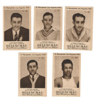 ***  5 X CHROMO   ***  -  BOKSEN  -  Varia / Divers / Olympiade Los Angeles 1932  -  Zie / Voir Scan's - Trading-Karten