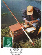 Tarjeta Commemorativa De Campeonato De Pesca De 1979 - Lettres & Documents