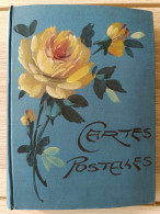 Album Pour Cartes Postales - Couverture Tissus Fleur - 50 Feuillets Pour 4 Cartes - Albums, Reliures & Feuilles