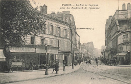 Paris 20ème * La Rue De Bagnolet Prise Du Boulevard De Charonne * Café Restaurant Commerces Magasins - District 20