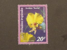 POLYNESIE FRANCAISE, Année 1998, YT N° 561 MNH*. Orchidée Oncidium Ramsey - Neufs