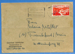 Saar - 1949 - Lettre De Saarbrücken - G31812 - Brieven En Documenten