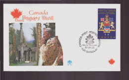 Canada, Enveloppe Avec Cachet Commémoratif " Visite Du Pape Jean-Paul II " Fort Simpson, 20 Septembre 1987 - Enveloppes Commémoratives