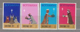 BOTSWANA 1971 MNH Christmas Complete Set Mi 84-87 #34056 - Botswana (1966-...)