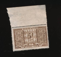 Timbre Monaco Timbre Taxe 5f - Postage Due