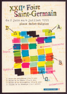 XXII ° FOIRE SAINT GERMAIN 1999 PARIS - Otros & Sin Clasificación