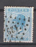 België OCB18 Gestempeld Pt129 Floreffe COBA €6 - 1865-1866 Profil Gauche