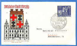 Saar - 1957 - Carte Postale FDC De Saarbrücken - G31907 - FDC