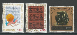 Portugal Mi 1216, 1217, 1220 O - Oblitérés