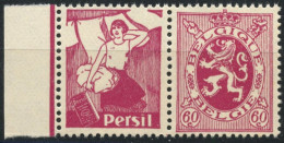 BELGIQUE - COB PU 40 - 60C LION HERALDIQUE TIMBRE PUBLICITAIRE "PERSIL" - NEUF - Mint