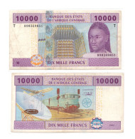 Central African States 10000 Francs P-410T Very Fine Togo Issue - Zentralafrikanische Staaten