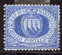 Saint-Marin 1877 Yvert 3 * B Charniere(s) - Unused Stamps