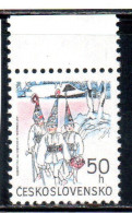 CZECH REPUBLIC CECA REPUBBLICA CZECHOSLOVAKIA 1991 CHRISTMAS NATALE NOEL WEIHNACHTEN NAVIDAD 50h MNH - Unused Stamps