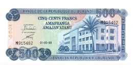 Burundi 500 Francs 1988 P-30 UNC - Burundi