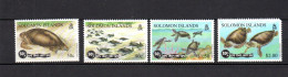 Solomon Islands 1997 Set Turtle/Schildkrote/Reptile Stamps (Michel 948/51) MNH - Salomon (Iles 1978-...)