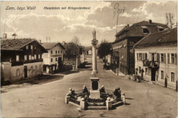 Lam - Hauptplatz Mit Kriegerdenkmal - Cham
