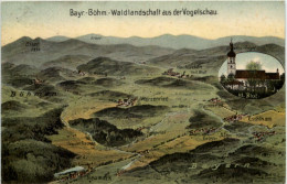Bayr. Böhm Waldlandschaft - Künstler Ak Eugen Felle - Cham